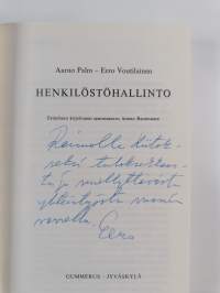 Henkilöstöhallinto (signeerattu, tekijän omiste)