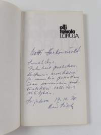 Loruja (signeerattu, tekijän omiste, numeroitu)