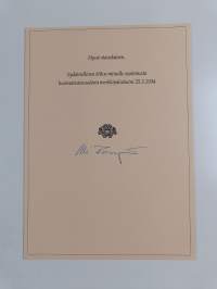 Avance! : Olli Reenpäälle 25.3.1984 (numeroitu, signeerattu)