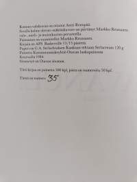 Avance! : Olli Reenpäälle 25.3.1984 (numeroitu, signeerattu)