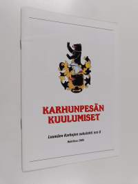 Karhunpesän kuulumiset : Luumäen Karhujen sukulehti nro 6 : Huhtikuu 2006