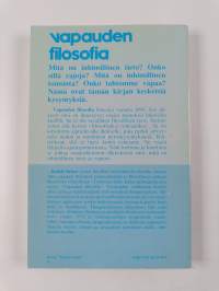Vapauden filosofia : erään modernin maailmankatsomuksen luonnos