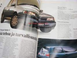 Auto uutiset 1992 nr 4 -Nissan asiakaslehti (Nissan Sunny)