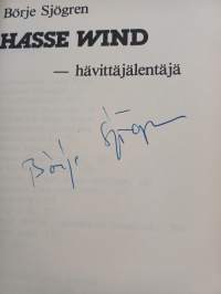 Hasse Wind - hävittäjälentäjä (signeerattu)