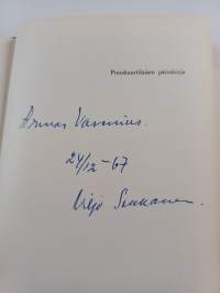 Punakaartilaisen päiväkirja (signeerattu, tekijän omiste)