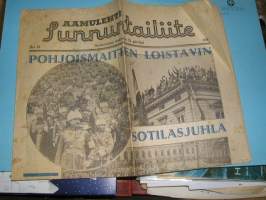 aamulehti sunnuntailiitetoukokuun 22.päivänä 1938