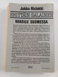 Erittäin salainen : vakoilu Suomessa