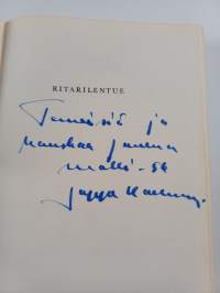 Ritarilentue (signeerattu, tekijän omiste)