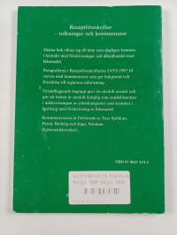 Receptföreskrifter - tolkningar och kommentarer