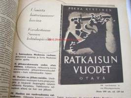 Suomen Kuvalehti 1942 nr 24 -kansikuvassa Mannerheim ja Hitler
