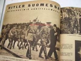 Suomen Kuvalehti 1942 nr 24 -kansikuvassa Mannerheim ja Hitler