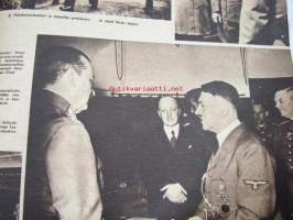 Suomen Kuvalehti 1942 nr 24 -kansikuvassa Mannerheim ja Hitler