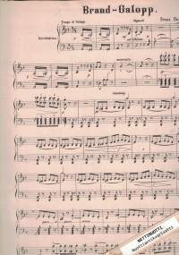 Brand - Galopp för Pianoforte