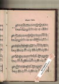 Kring Jul-Granen Samling af Lätt och omtyckt dansmusik för Pianoforte. 1-9 häfte.