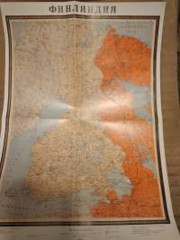 Finlandia kartta, Sodan lehdet juliste