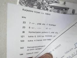 Lokomo AH-132 Tiehöylä käyttöohjekirja / road grader, operator´s manual in finnish