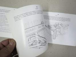 Lokomo AH-132 Tiehöylä käyttöohjekirja / road grader, operator´s manual in finnish