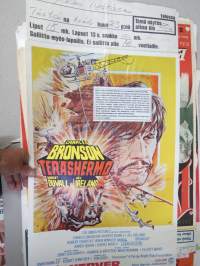 Teräshermo, pääosissa Charles Bronson, Robert Duvall, Jill Ireland -elokuvajuliste, kiertueversio (Matti Piuhola)