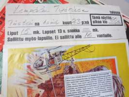 Teräshermo, pääosissa Charles Bronson, Robert Duvall, Jill Ireland -elokuvajuliste, kiertueversio (Matti Piuhola)