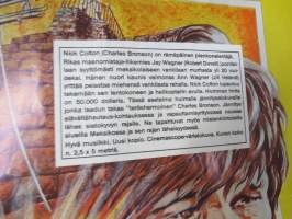 Teräshermo, pääosissa Charles Bronson, Robert Duvall, Jill Ireland -elokuvajuliste, kiertueversio (Matti Piuhola)