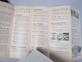 Otava - Parhaat joulujulkaisut 1938 -luettelo + tilausmateriaalia kirjoista ja painatteista