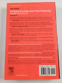 Developing knowledge-based client relationships : leadership in professional services