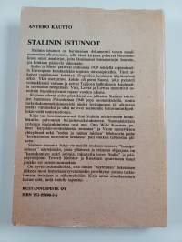Stalinin istunnot : Suomen ja Baltian kohtalo Neuvostoliiton asiakirjoissa 1939-40 (signeerattu, tekijän omiste)