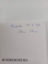 Elämän kukkia : runokokoelma (signeerattu, tekijän omiste)
