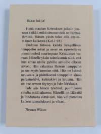 Kallis hunajan pisara Kristus-kalliosta, eli Neuvon sana kaikille pyhille ja syntisille