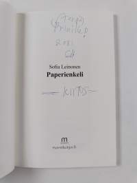 Paperienkeli (signeerattu, tekijän omiste)