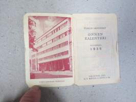 Turun Sanomain (Sanomat) Onnen kalenteri 1936 -almanakka