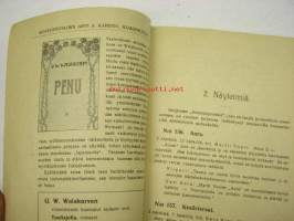 V. 1913 Kirja-opas kustannusliike Arvi A. Kariston Hämeenlinnassa v. 1913 kustannuksella ilmestyneestä kirjallisuudesta