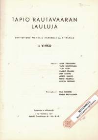 Tapio Rautavaaran lauluja 2
