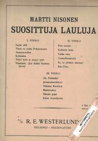 SUOSITTUJA LAULUJA Kansanomaisia sävelmiä ja Suomalaisia KUPLETTEJA I