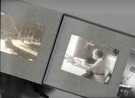 1910 luvun tyyliä n 50  kpl valokuva-albumi
