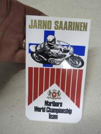 Jarno Saarinen Marlboro World Championship Team -tarra, alkuperäinen tarra 1970-luvulta