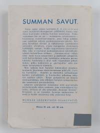 Summan savut : Muistelmaromaani suomen sodasta 1939-1940