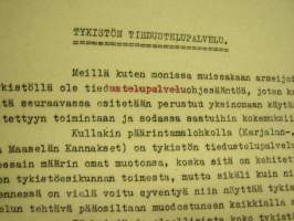 Tykistön tiedustelupalvelu - sotakokemuksiin perustuva opetusmonistesarja - Tykistökoulu / Kapteeni Esko Puronto 1945