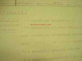 Tykistön tiedustelupalvelu - sotakokemuksiin perustuva opetusmonistesarja - Tykistökoulu / Kapteeni Esko Puronto 1945