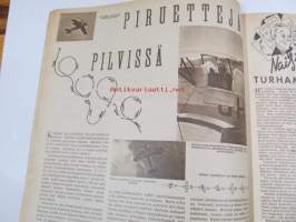 Seura 1947 nr 44, taitolentäjä Esko Halmeen piruetit