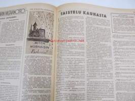 Seura 1947 nr 44, taitolentäjä Esko Halmeen piruetit