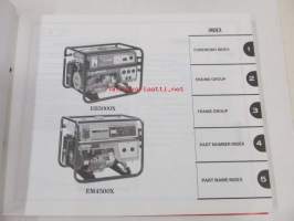 Honda Generator EM4500SX, EM5000SX, EM4500X, EM5000X, EB4500X, EB5000X, EG4500X, EG5000X Parts catalogue 5  -varaosaluettelo