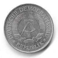 DDR 1 Mark 1975   - ulkomainen kolikko