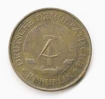 DDR 5 Mark 1969   - ulkomainen kolikko