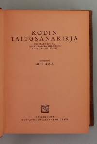 Kodin taitosanakirja.  ( Hakuteokset, klassikot )