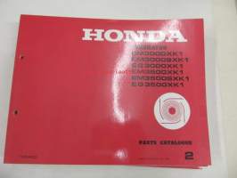 Honda Generator EM3000XK1, EM3000SXK1, EG3000XK1, EM3500XK1, EM3500SXK1, EG3500XK1 Parts catalogue 2  -varaosaluettelo