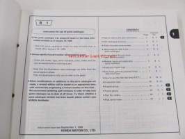 Honda Generator EX10D, EX12D, EX15D, EXT12D, EXT15D  Parts catalogue 4  -varaosaluettelo