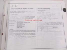 Honda Generator EX650, EG550, EG650, EM650, ED400  Parts catalogue 7  -varaosaluettelo