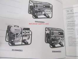 Honda Generator EM4500XK1, EG4500XK1, EM5000XK1, EM4500SXK1, EM5000SXK1 Parts catalogue 2  -varaosaluettelo