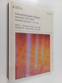 Kansantalouden tilinpito : Aikasarjat 1975-2002 = National accounts : Time series, 2 - Uudistetut taulukot 1975-1988 = Revised tables 1975-1988